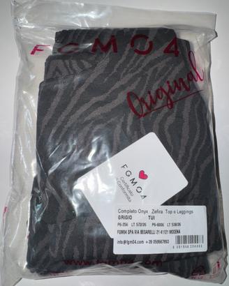 Set apperivo Fgm04 Zefira  reggiseno/top + leggons