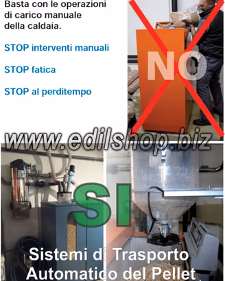 Aspirazione automatica del pellet