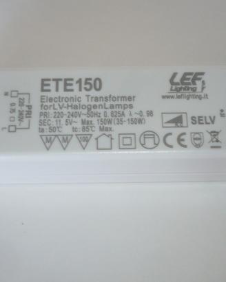 Trasformatore dimmerabile per lampade alogene 12V