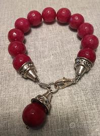 bracciale in agata rossa