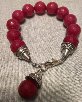 bracciale in agata rossa