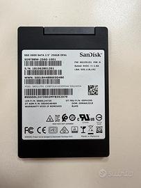 Sandisk SSD sata 2.5 x600 256gb