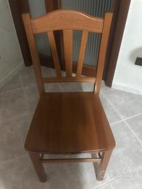 Sedie in legno