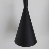 Lampadario vintage/industrial nero/bronzo