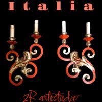 2 applique in stile anni 70.vintage