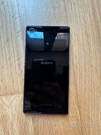 Sony Xperia con schermo rotto