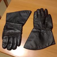 Guanti vintage da moto in vera pelle 