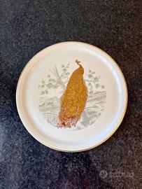 Piatto Bernardaud Limoges Les Oiseaux d’Or Ø31 cm