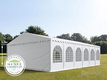 Gazebo 8x12 tendone H260 feste finestre 12x8 pvc