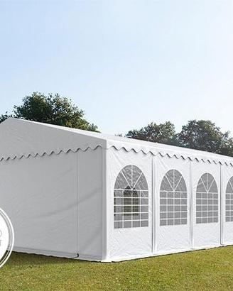 Gazebo 8x12 tendone H260 feste finestre 12x8 pvc