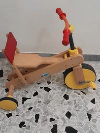 Triciclo in legno FOPPA PEDRETTI. 