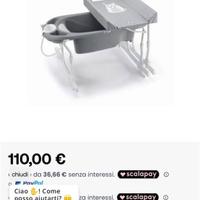 Fasciatoio+vaschetta da vasca cam