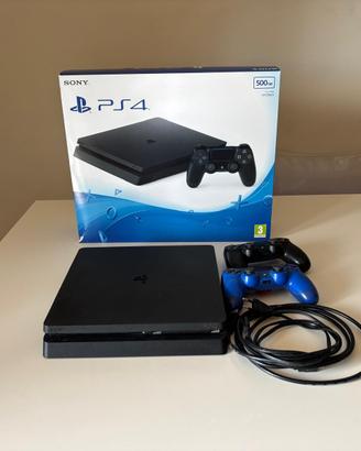 PlayStation 4 Slim 500 GB – 2 DualShock - 2 Giochi