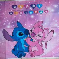 Decorazioni festa di compleanno Stitch e Angel