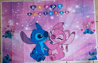 Decorazioni festa di compleanno Stitch e Angel