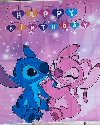 Decorazioni festa di compleanno Stitch e Angel