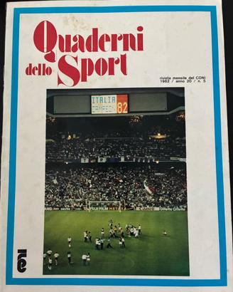 Rivista Quaderni dello Sport del CONI 1982 Italia