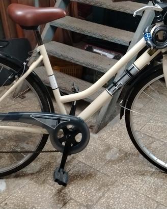 bici unisex 28 pollici con cestino