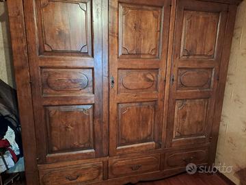 camera da letto completa + credenza "arte povera"