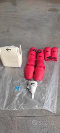 kit dispositivi protezione karate