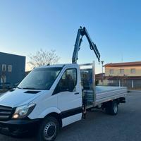 Mercedes sprinter 414cdi gru + cassone fisso nuovo