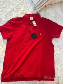 Brooks Brothers Polo Taglia M Rosso slim fit