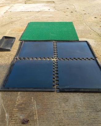 Tappettino golf con base e portapalle
