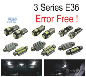 KIT 16 LAMPADE LED INTERNE BMW SERIE 3 E36 SEDAN C