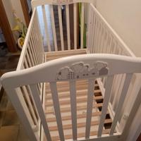 Culla in legno bianco