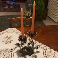 Portacandele lavorazione in ferro