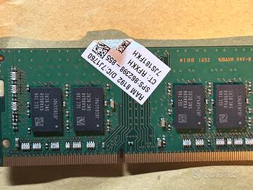 Memoria So-Dim DDR 4 da 8 gb