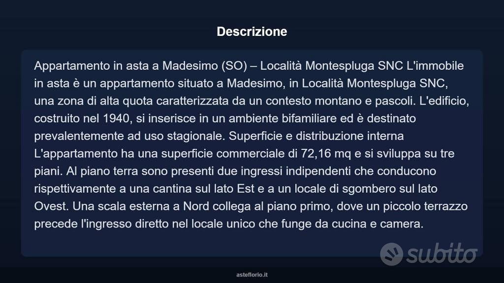 Appartamento – Madesimo, Montespluga - Vista 5