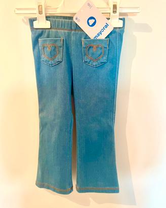 Jeans a zampa Mayoral 2 anni -> 92 cm NUOVI