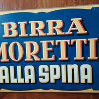 Collezione Vintage Insegna BIRRA MORETTI originale