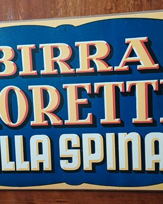 Collezione Vintage Insegna BIRRA MORETTI originale