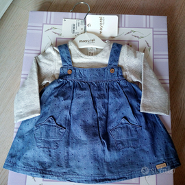 Completo scamiciato e maglietta bimba