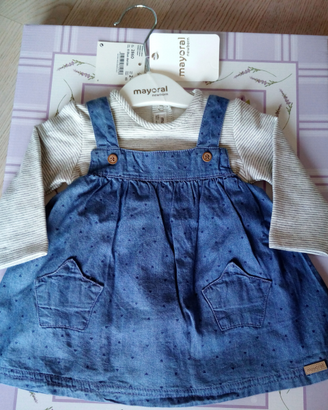 Completo scamiciato e maglietta bimba