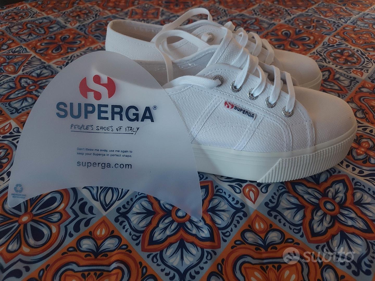 Superga alte rosse sale