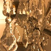 Coppia lampadari in cristallo