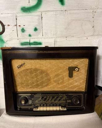 RADIO TEDESCA D’EPOCA VINTAGE CON CASSETTE