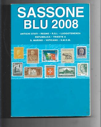2008 CATALOGO FRANCOBOLLI SASSONE BLU