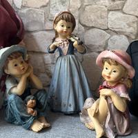 Statue bimbi in resina