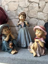 Statue bimbi in resina