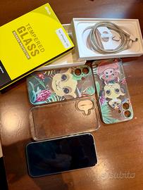 iPhone 16 256GB bianco + cover + pellicola privacy