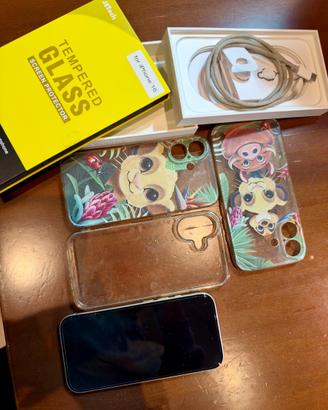 iPhone 16 256GB bianco + cover + pellicola privacy