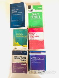 Set Codici 2008-2021 Civile Penale Amministrativo
