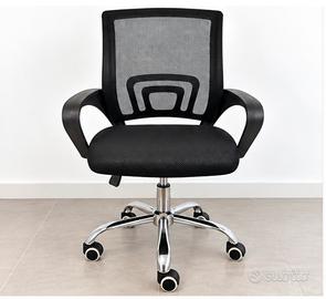 Sedia da ufficio ergonomica girevole