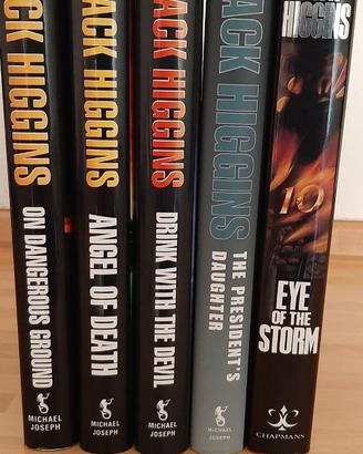 18 libri di Jack Higgins in lingua inglese