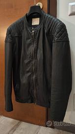 Giacca vera pelle Selected Homme Indingo