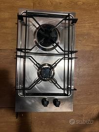 Piano cottura gas due fuochi Rex